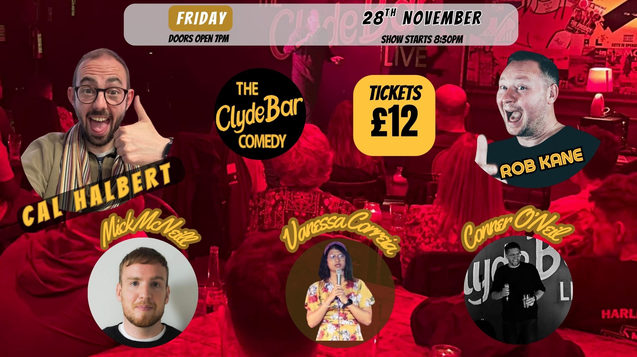 Britain’s Got Talent Star Cal Halbert Headlines Comedy Night at The Clyde Bar!